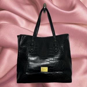 Tommy Hilfiger Croc Embossed Leather